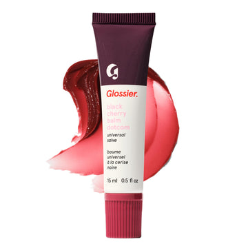 Glossier Balm Dotcom Hydrating Tinted Lip Balm - Universal Salve, Up to 12Hr Moisture for Dry Lips, Cuticles & Skin - Lanolin, Beeswax & Castor Oil - Black Cherry, Burgundy Tint, 15ml Glossier Au supplements