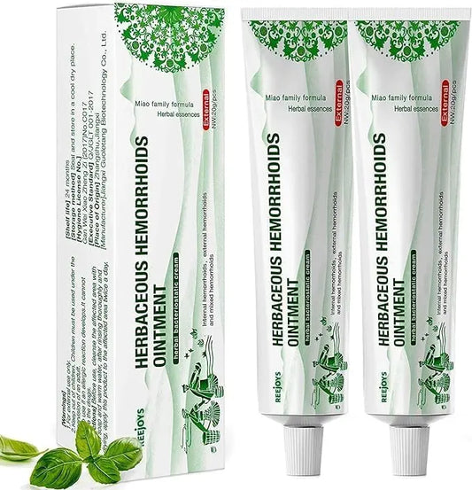 Reejoys Hemorrhoid Cream: Advanced Herbal Hemorrhoids Treatment Cream for Itching and Burning, Shrink & Soothe Hemorrhoids - 1.8 Oz ReejoysAu supplements