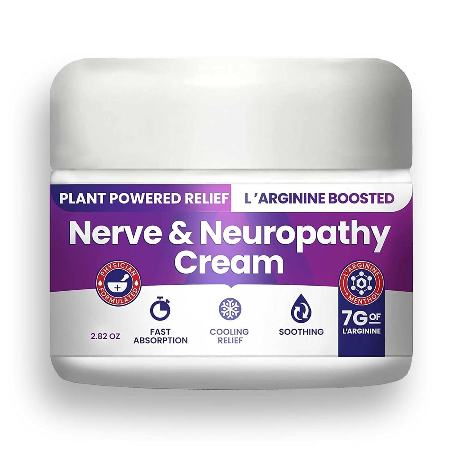 Nerve and Neuropathy Cream – Plant Powered Relief for Foot, Hands, Legs, Toes Includes 7grams of L’Arginine; Vitamin B6, Arnica, Aloe -2.82oz M PAIN MANAGEMENT TECHNOLOGIES Au supplements