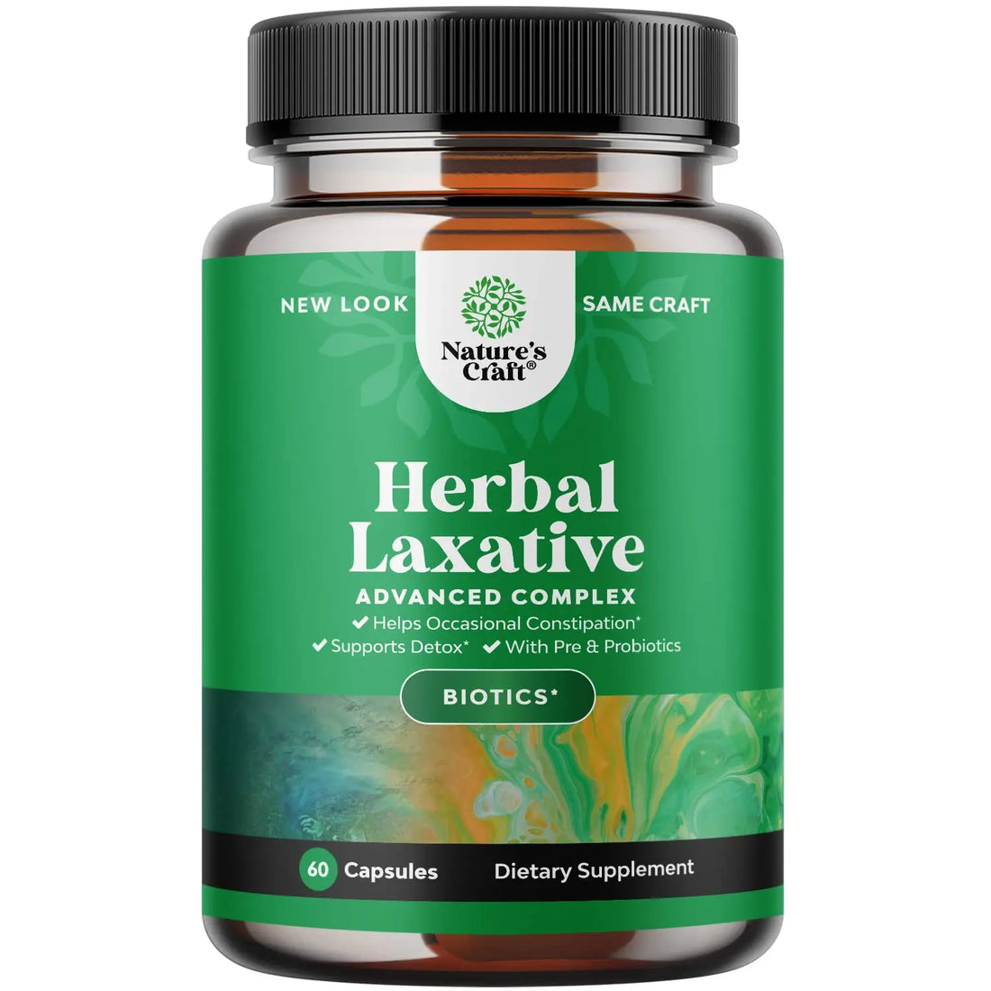 Herbal Laxative Capsules with Probiotics – Natural Laxative Pills to Cleanse Colon and Support Natures Craft uk supplements