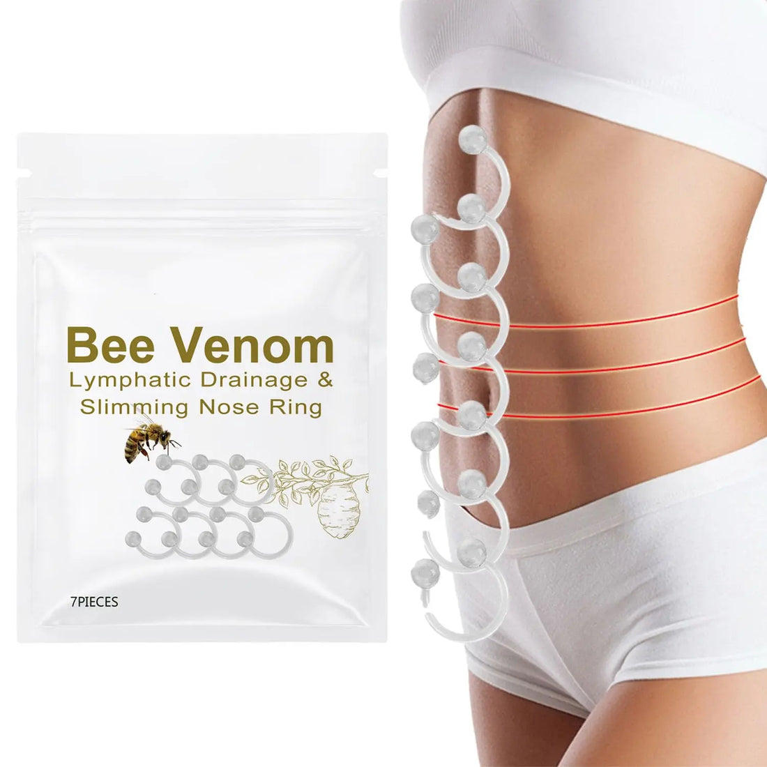 Bee Venom Slimming Nose Ring GGPM Bee Venom Lymphatic Drainage & Slimming Nose Ring Bee Generic uk supplements