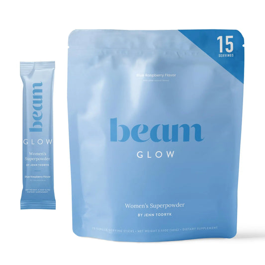 Beam Glow Hormone Balance Supplement for Women – Cortisol Supplement for Women, PMS Relief Supplement, Perimenopause & PCOS Support, Womens Vitamins, Thyroid Support with Ashwagandha & Selenium BeamAU supplements