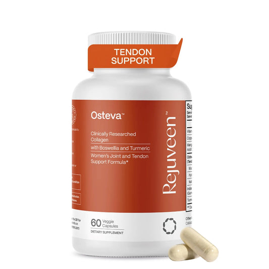 Rejuveen Osteva Joint Support Supplement for Women | High Potency Collagen, Turmeric, Boswellia | for Flexible Cartilage & Tendons, RejuveenAU supplements