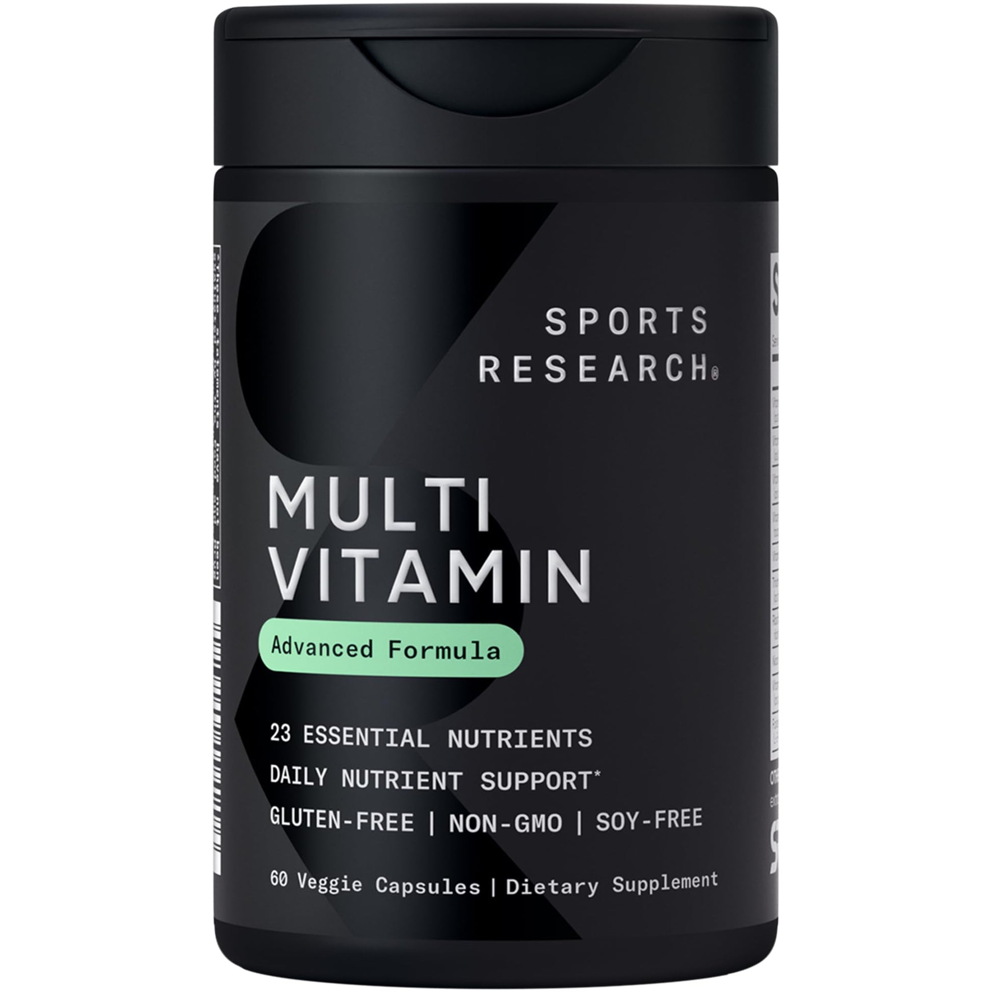Sports Research® Multivitamin – Advanced Formula - 23 Essential Vitamins & Minerals with CoQ10 & Iodine - Daily Nutrient Support*- Non-GMO Tested & Gluten-Free -60 Veggie Capsules Sports Research Au supplements