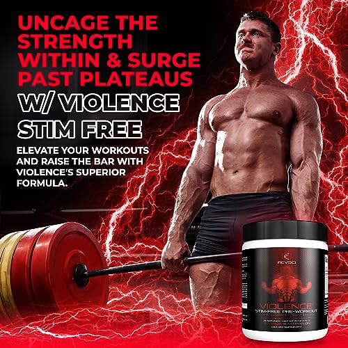 VIOLENCE Stim Free Pre Workout Powder by REVSCI, Precision Dosed Non Stim Preworkout Revolution Science Au supplements