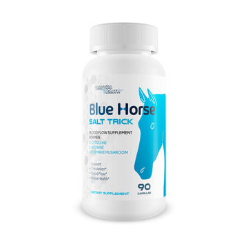 Blue Horse Salt Trick - Our Best Blood Flow Supplement for Men - Our Best Circulation Supplement - Male Circulation Supplements Nitric Oxide Vasodilator to Improve Blood Flow 7 Blue Salt Trick for Men True You Health Au supplements