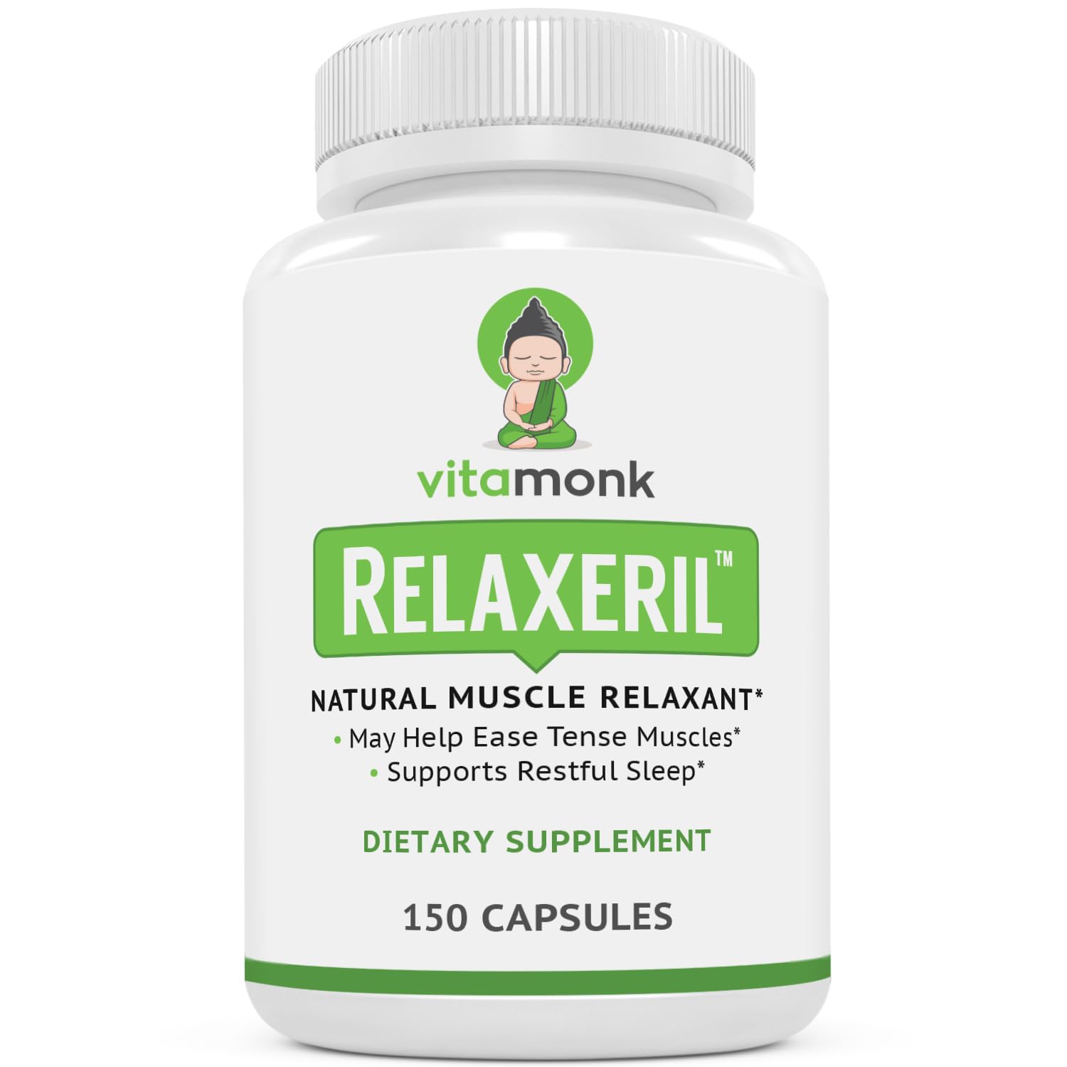 VitaMonk Relaxeril™ All-Natural Muscle Relaxer - Muscle Relaxer Supplement - Complete Muscle Relaxing Formula VitaMonk Au supplements