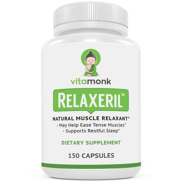 VitaMonk Relaxeril™ All-Natural Muscle Relaxer - Muscle Relaxer Supplement - Complete Muscle Relaxing Formula VitaMonk Au supplements