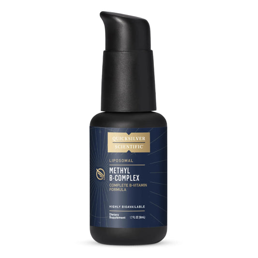 Quicksilver Scientific Methyl B Complex - Liquid Vitamin with Superior Liposomal Absorption of Vitamin B12, Folate, Vitamin B6, Riboflavin, Biotin, Pantothenic Acid, Vitamin B1, Niacin (50 ml) Quicksilver ScientificAU supplements