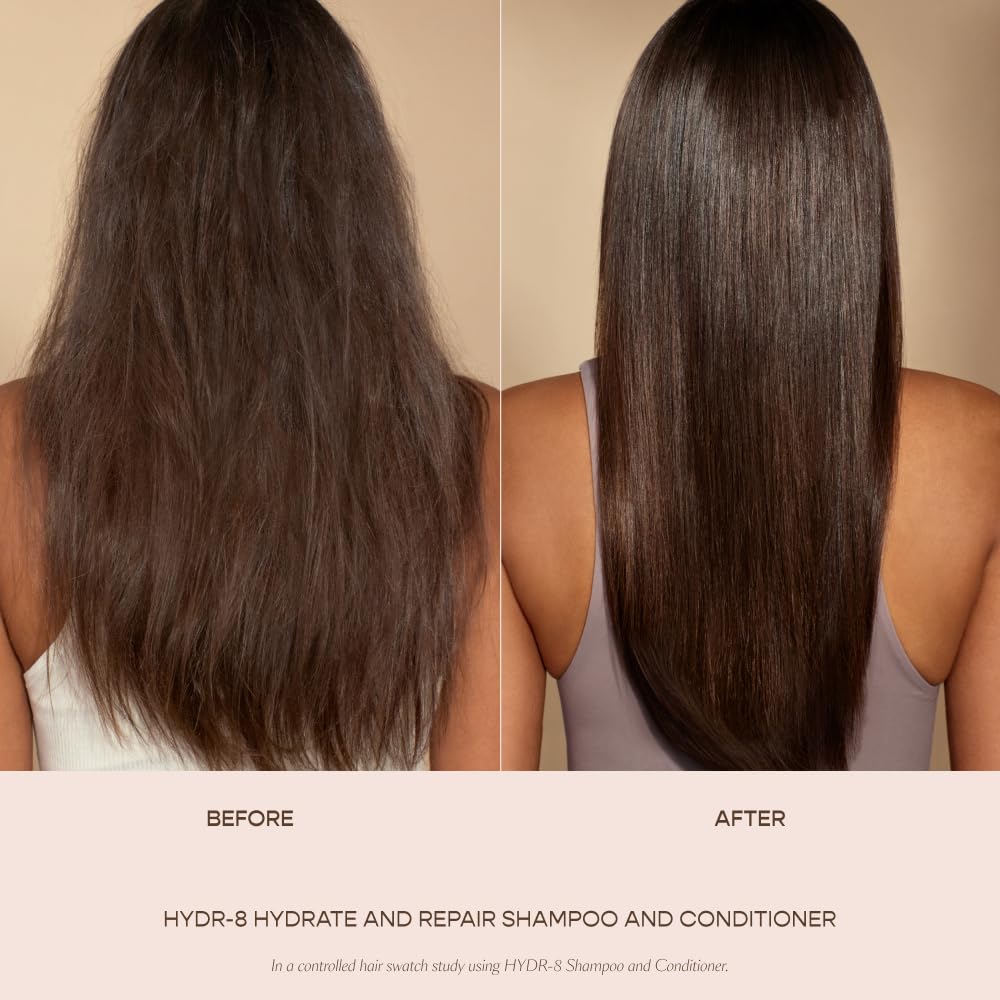 VEGAMOUR HYDR-8 Hydrate and Repair Shampoo and Conditioner Kit | Cleanses and Strengthens Dry, Damaged Hair with Amino Acids and Karmatin™ | Clean, Vegan, Cruelty-Free, Clinically Proven, Color Safe VEGAMOUR Au supplements