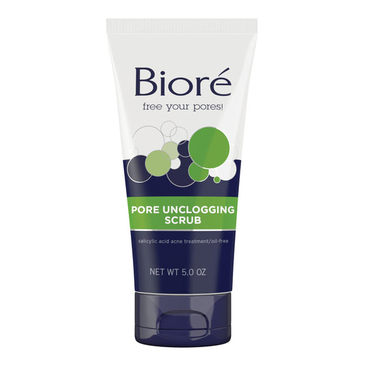 Bioré Pore Unclogging Scrub, Removes Excess Dirt and Oils, Face Scrub, with Salicylic Acid BioreAU supplements