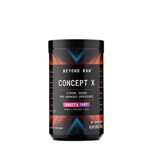 BEYOND RAW Concept X | Clinically Dosed Pre-Workout Powder | Contains Caffeine BEYOND RAWAU supplements