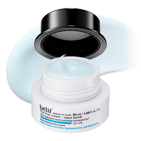 belif Aqua Bomb – Daily Niacinamide Hydrating Moisturizer, Lightweight Plumping Facial Cream with Hyaluronic Acid & Squalane, Cooling Effect belifUS supplements
