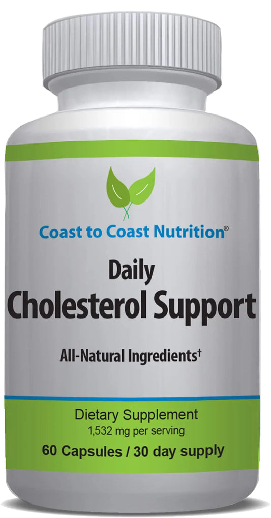 Coast to Coast Nutrition Cholesterol Support Supplement - Support Cardiovascular & Artery Performance, Target Bad LDL Levels & Plaque Calcium Buld-Up - Promote Circulation & Blood Flow - 60 Capsules Coast to Coast NutritionAU supplements