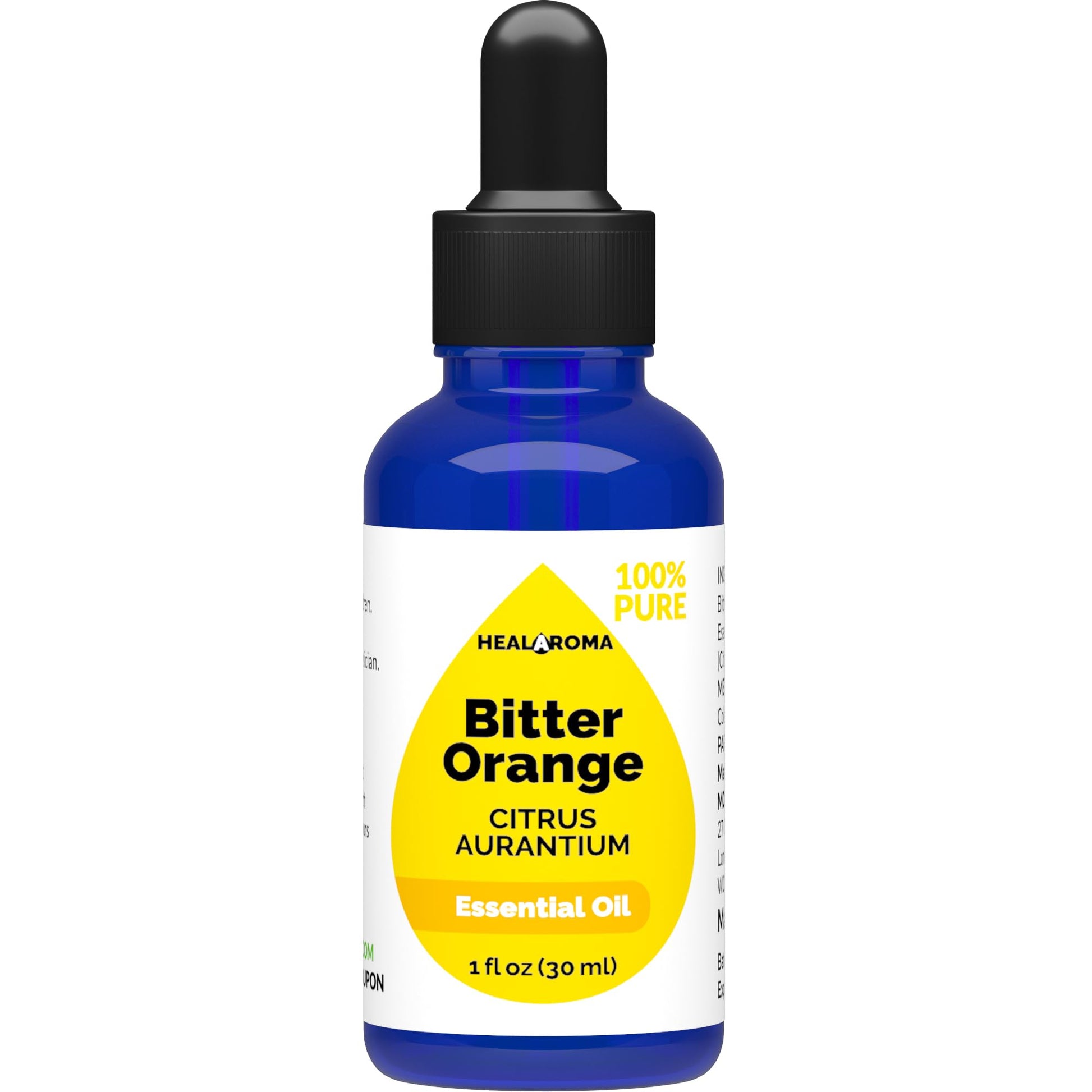 Bitter Orange Essential Oil 30 ml - 1 oz - Pure & Natural - with Pipette Dropper MONOHERB Au supplements