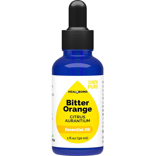 Bitter Orange Essential Oil 30 ml - 1 oz - Pure & Natural - with Pipette Dropper MONOHERBAU supplements