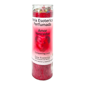 Conquering Love-Palm Wax Spiritual Intention Spell Candle-[RED] | Vela CASA ESOTERICA PERFUMADA MAGICK SPACE Au supplements