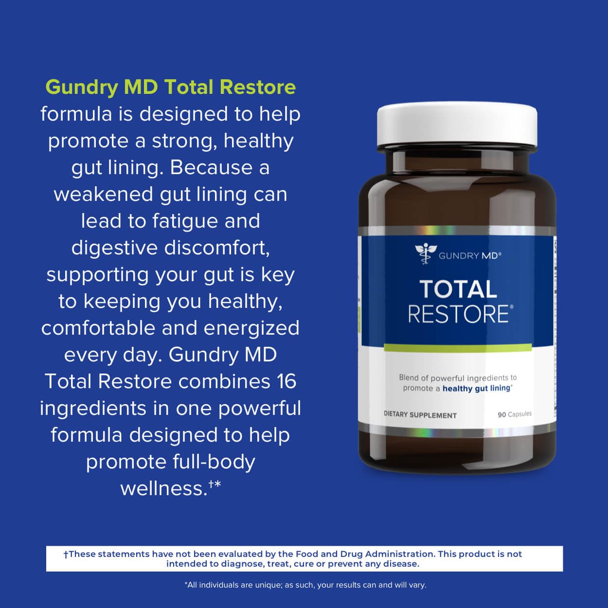 Gundry MD® Total Restore® Gut Health and Gut Lining Support Supplement - (90 Capsules) Gundry MD Au supplements