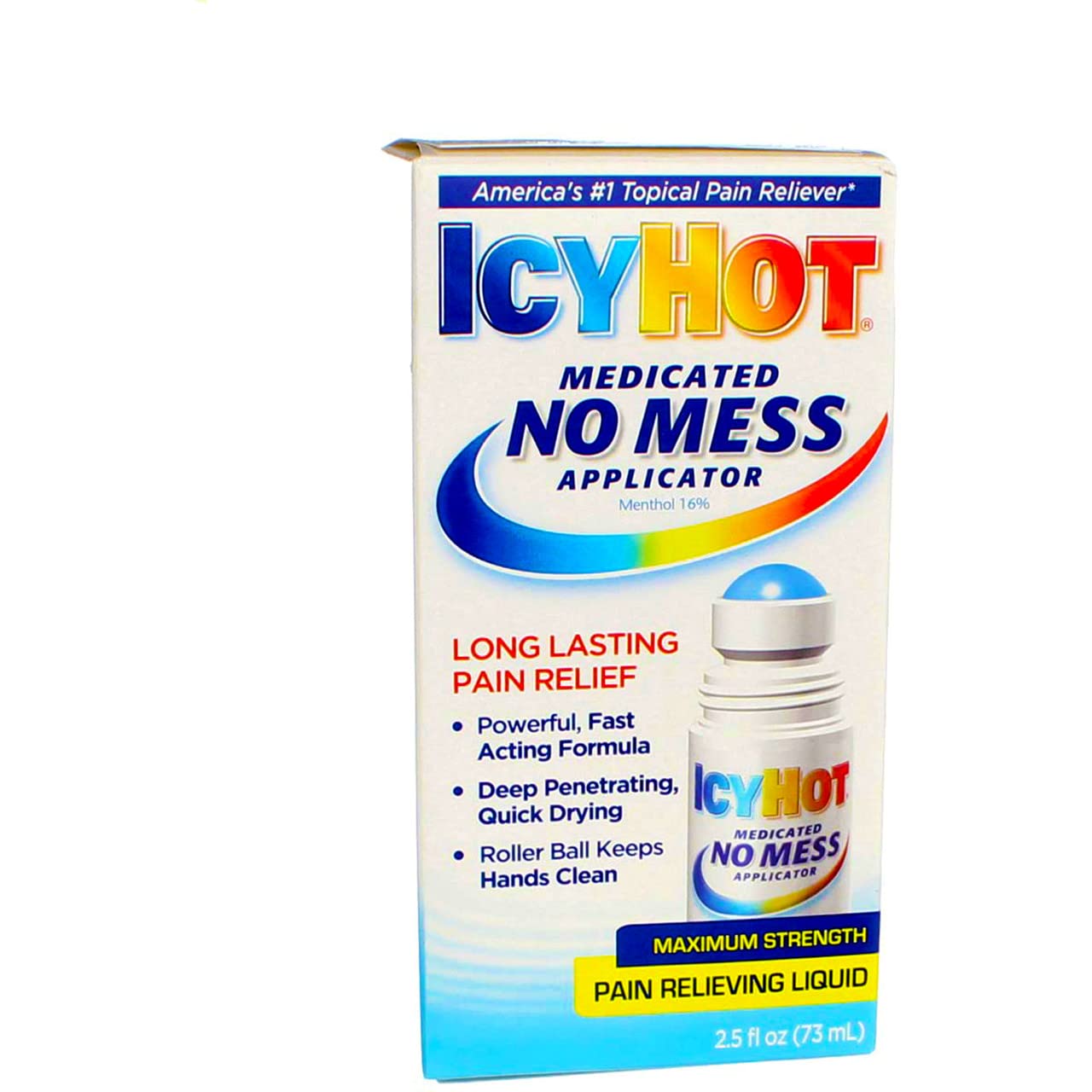 Icy Hot Medicated No Mess Applicator Max-Strength 2.5 Ounce (73ml) (6 Pack) Icy Hot Au supplements