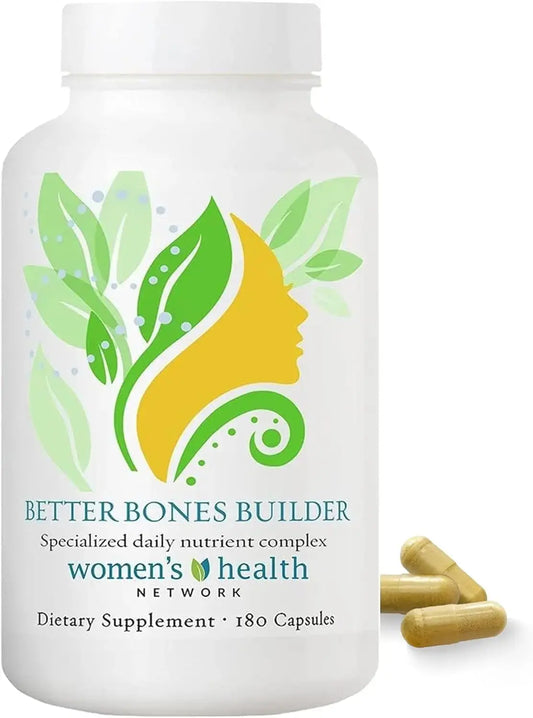 Better Bones Builder - 32-in-1 Calcium Supplements for Women, 300mg Calcium with Vitamin A, C, D3, K, and 300mg Magnesium, Zinc Selenium Women's Health NetworkAU supplements