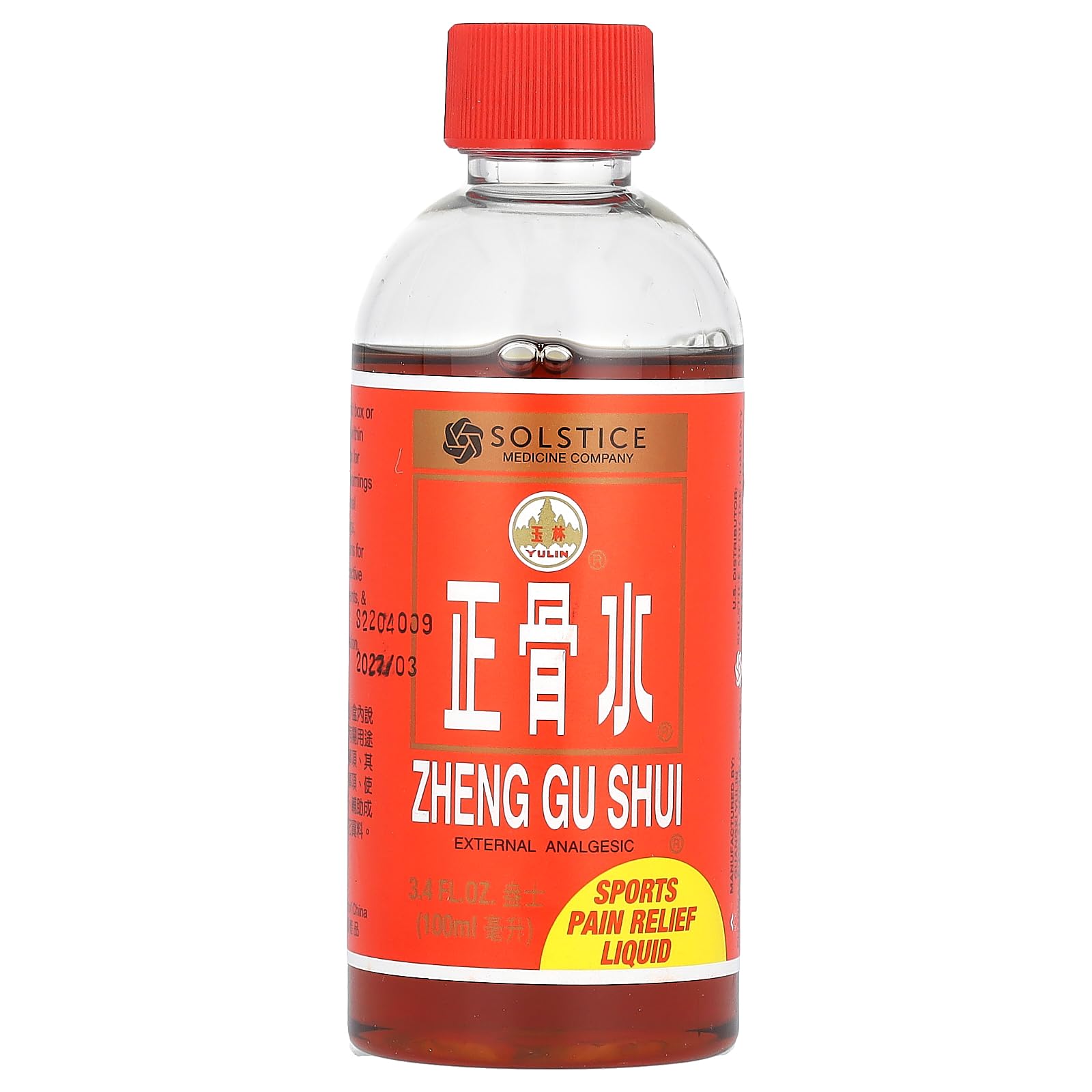 Zheng Gu Shui-External Analgesic Lotion, 3.4oz SOLSTICE Au supplements