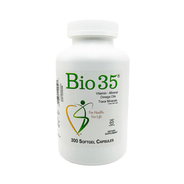 Bio35 / 300 sg Original, Gluten Free, Daily Multivitamin for Men & Women Wellness – Bio35 High Potency Softgel with Trace Minerals, Multi Vitamins for Immune Support, Digestion, & Energy, Biotek, For Health, For Life Au supplements