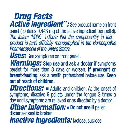 Boiron Histaminum Hydrochloricum 6C 80 Pellets Homeopathic Medicine for Allergy Relief BoironAU supplements