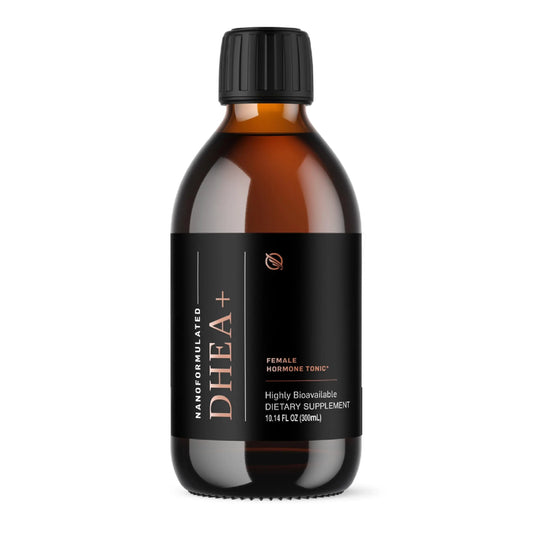 Quicksilver Scientific Nanoformulated Liquid DHEA+ Female Tonic - Micronized DHEA, Pregnenolone, DIM, Chrysin + Herbal Extracts for Woman - Menopause + Perimenopause Support (10.14oz / 300ml) Quicksilver ScientificAU supplements