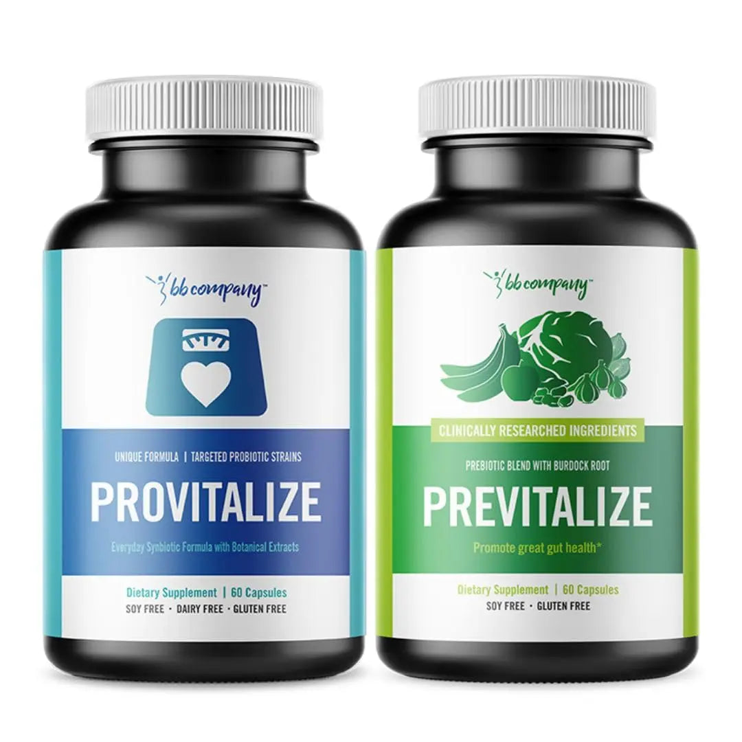 BB Company Slim Gut Bundle | Menopause Prebiotics and Probiotics for Women | Gut Vitamins for Digestive Health | Supports Joint Health BB Company uk supplements