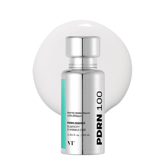 VT COSMETICS PDRN 100 Essence, Intensive Glow Serum, 100,000ppm Vegan PDRN, Skin Restoration & Plumping, Hydrating & Moisturizing VT COSMETICS