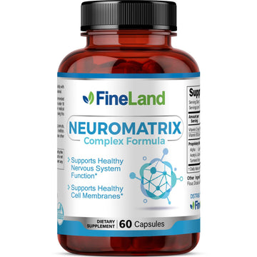 FineLand NEUROMATRIX Complex Formula, Advanced Cognitive and Nerve Support Supplement, High Potency Vitamin B12, Alpha Lipoic Acid and Acetyl-L-Carnitine, 60 Capsules FineLand Au supplements