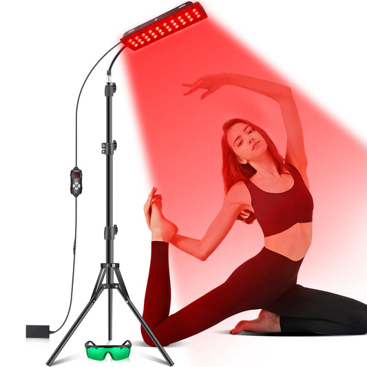 RUISQM Red Light Therapy Lamp, Infrared Light Therapy with Stand - 660nm Redlight & 850nm RUISQMUS supplements