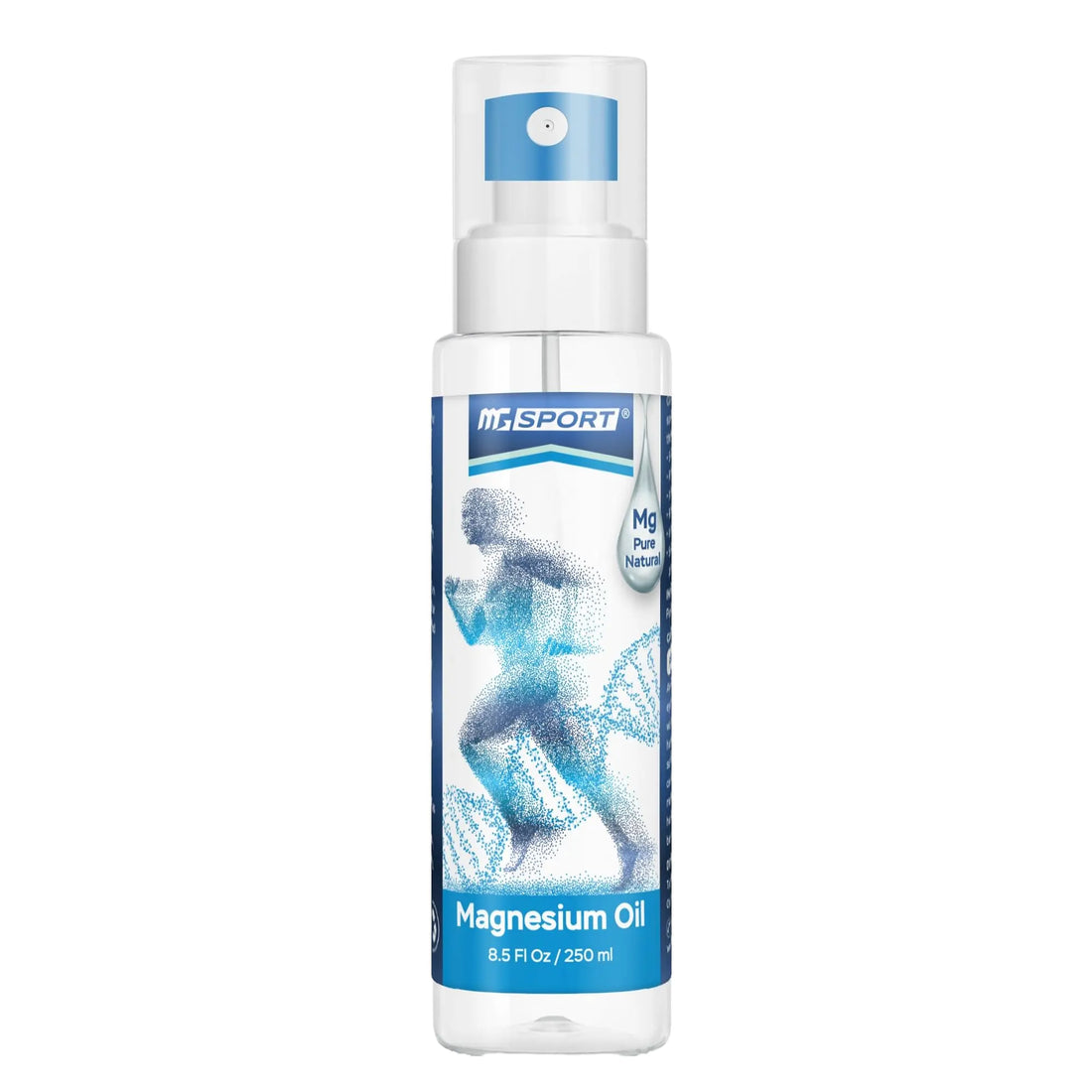 High Absorption Pure Magnesium Oil Spray – 250 ml – 100% Pure Magnesium Chloride MGSPORT uk supplements