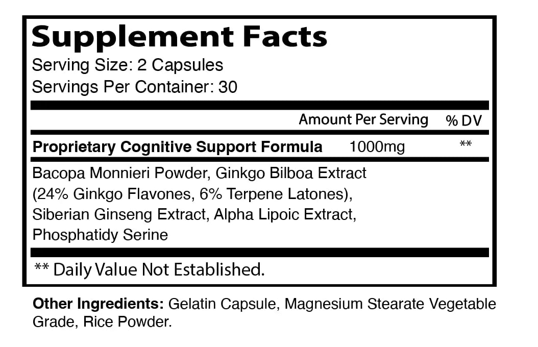IDEAL PERFORMANCE (2 Pack) Cognigence Focus Nootropic Memory Booster Supplement Pills (120 Capsules) IDEAL PERFORMANCE uk supplements