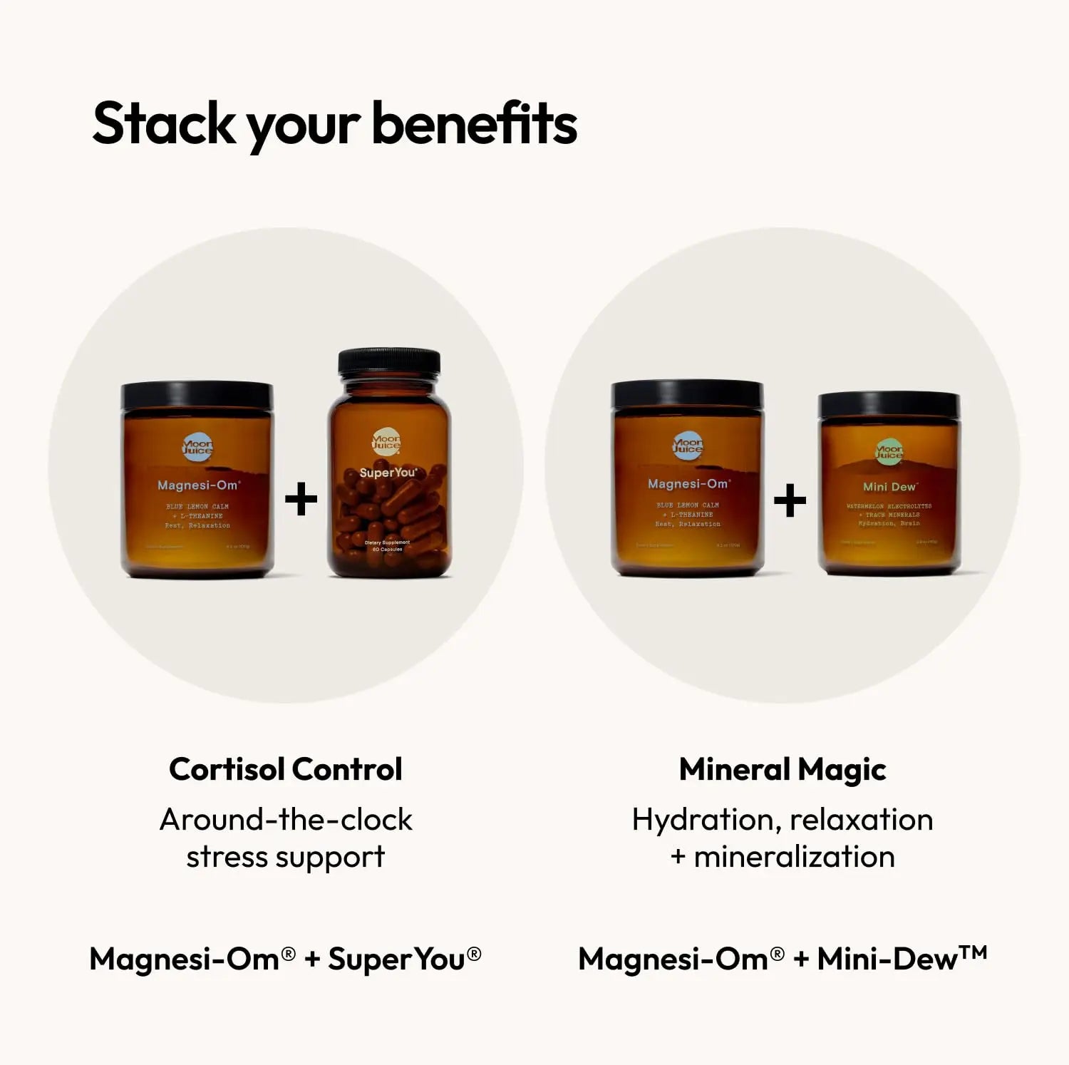 Moon Juice Magnesi-Om Magnesium Powder Supplement - Chelated Magnesium Complex + L-Theanine Blend for Rest, Relaxation & Regularity - Vegan, Non-GMO & No Sugar, Blue Lemon, 4.2 oz, 30 Servings Moon Juice Au supplements