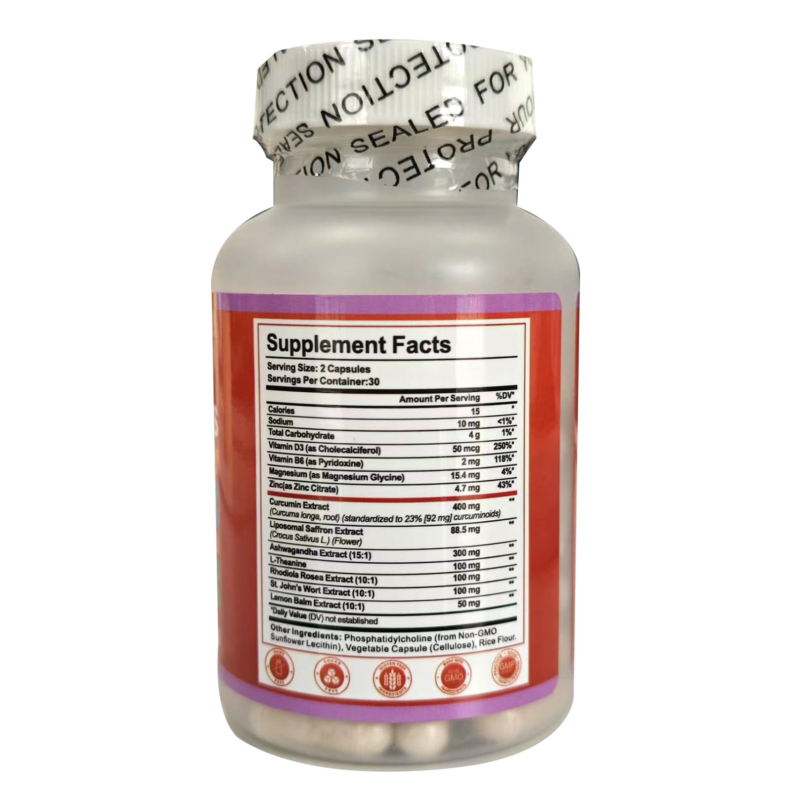 Oeaqeff Liposomal Saffron Supplements -11 in 1 100% Pure Saffron Extract 88.5 mg Maximum Absorption for Mood, Energy & Vision,Vegan, Non-GMO - 60 Vegan Capsules (1) Oeaqeff Au supplements
