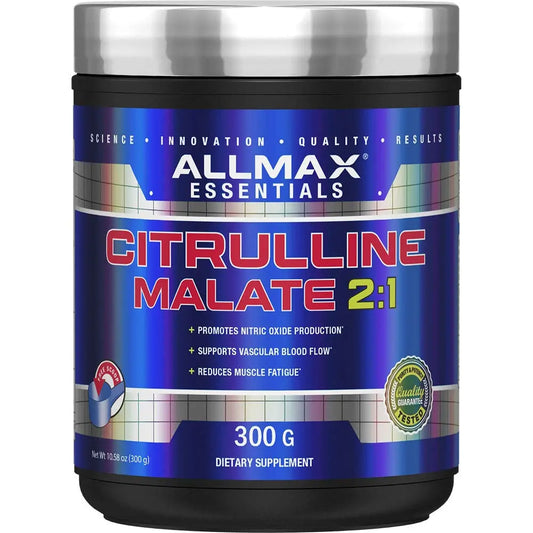 ALLMAX Essentials CITRULLINE MALATE 2:1 - 300 g Powder - Improves Endurance ALLMAX NutritionAU supplements