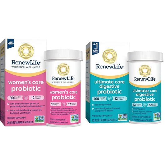Renew Life Women's Probiotic Capsules, Supports Vaginal, Urinary, Digestive & Ultimate Renew LifeAU supplements