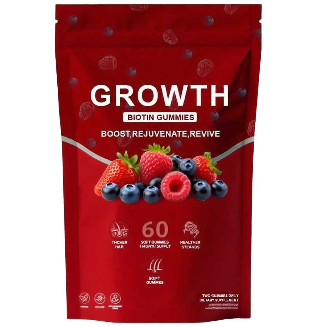 BDQBDQ Lumin Hair Growth Gummies, Infused with Biotin, Vitamins, and Botanical Extracts to Support Healthy Hair Growth and Strength BDQBDQ AU supplements