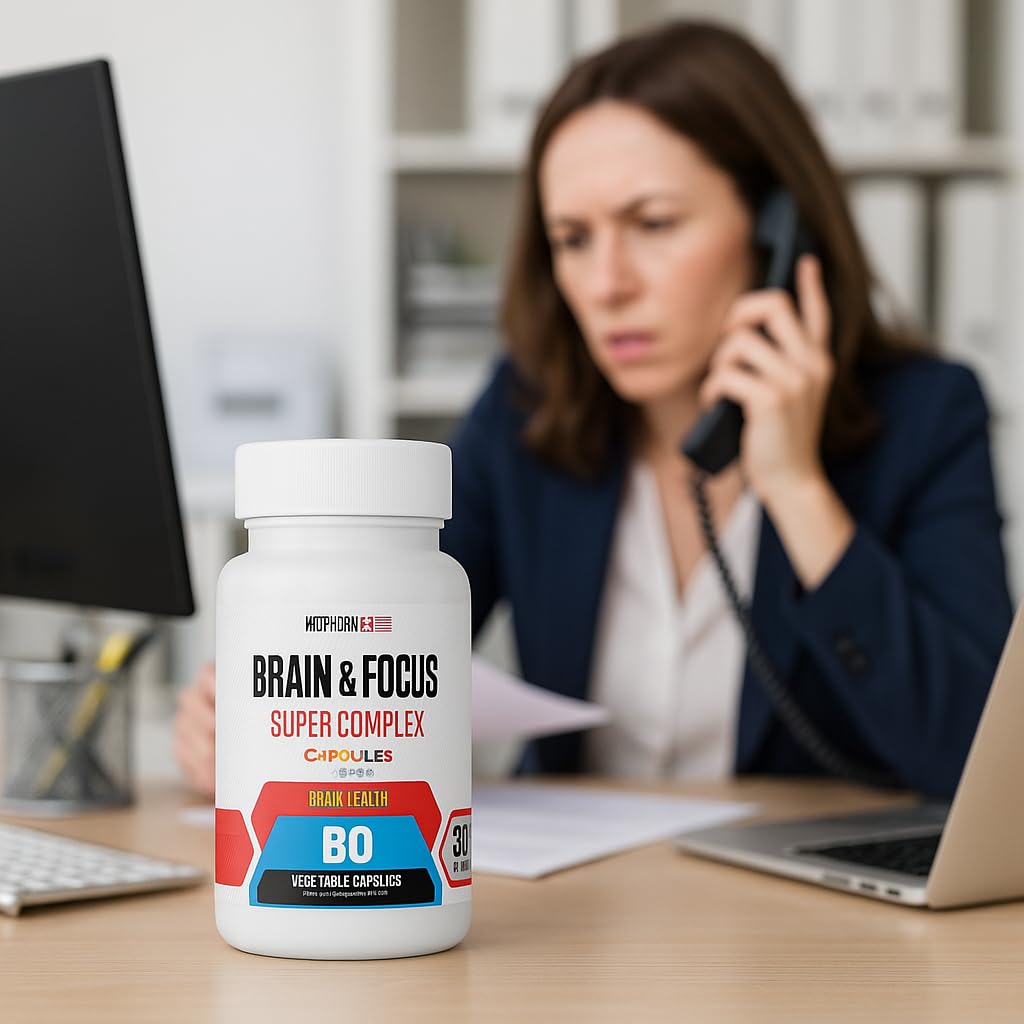 MetpharmUSA Brain & Focus Nootropic Super Complex Supplement for Brain Support and Performance, Improved Focus Memory and Mental Performance MetpharmUSA Au supplements