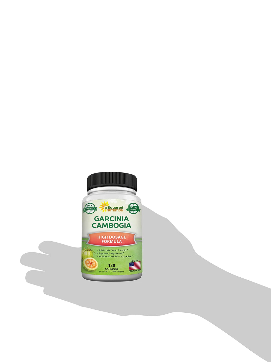 aSquared Nutrition Garcinia Cambogia 1600mg-180 Capsules-Natural Pure Extract Pills aSquared Nutrition uk supplements