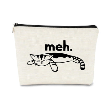BARPERY Cat Gifts for Cat Lovers Cats Small Makeup Bag,Sanitary Napkin Storage Bag, Menstrual Cup BARPERY Au supplements