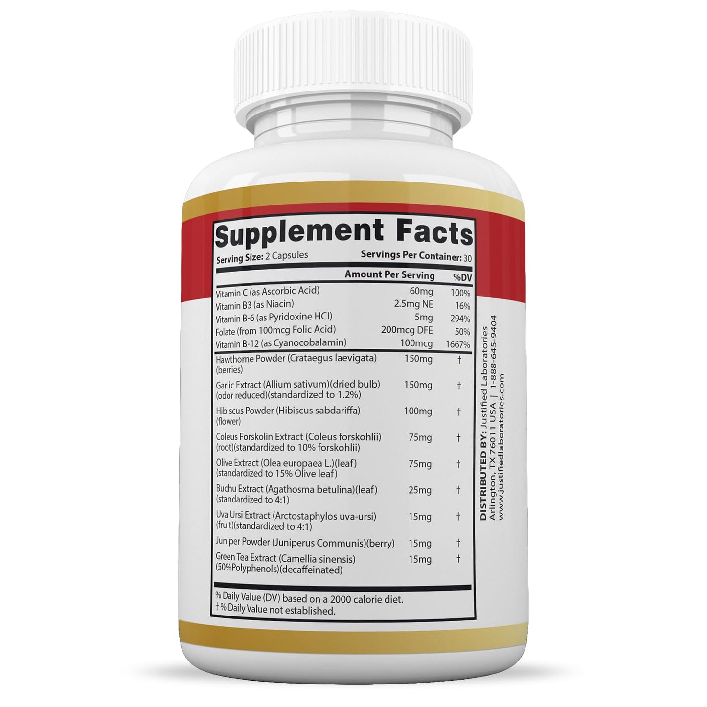 (2 Pack) Blood Balance Advanced Formula 688MG Supplement Pills 120 Capsules Justified LaboratoriesAu supplements