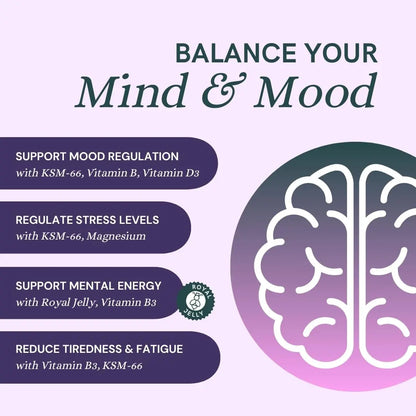 Dr Sosnowski's Hormone Balance | Multivitamin for Women to Support Hormonal Regulation, Energy, Mental Clarity & Skin | Bee Propolis, Ashwagandha, Dong Quai, Magnesium, B6 Vitamins | 60 Capsules Dr Sosnowski'sAU supplements