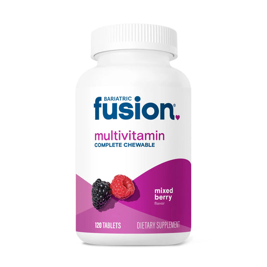 Bariatric Fusion Bariatric Multivitamin with Iron Complete Chewable | Mixed Berry | Post Bariatric Vitamins for Gastric Bypass Bariatric FusionAU supplements