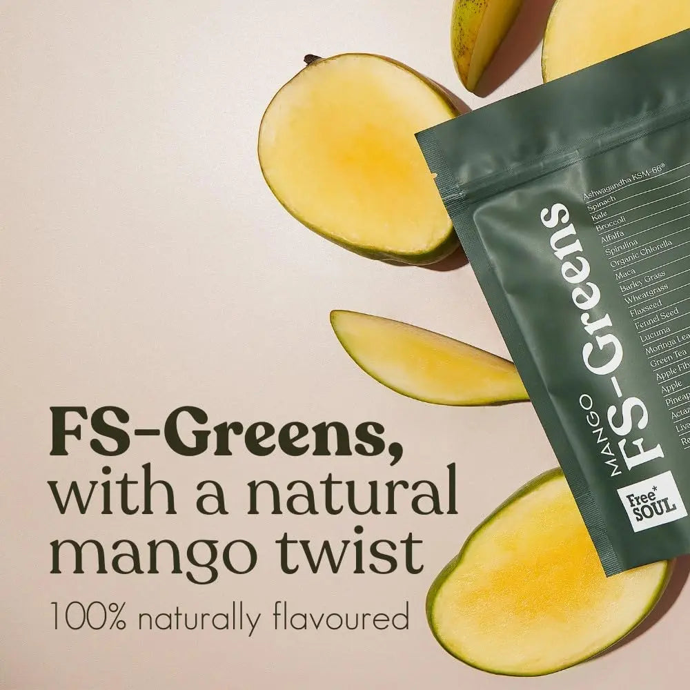 FS-Greens | 21 Advanced Greens, Superfoods, and Adaptogens Including KSM-66 Free SoulAU supplements