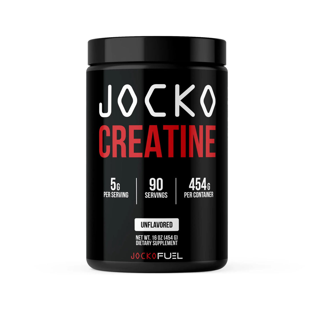 Jocko Fuel Creatine Monohydrate Powder - Creatine for Men & Women, Supplement for Athletic Performance & Muscle Health, 90 Servings 16 oz (Unflavored) (16 OZ JAR) Jocko Fuel uk supplements