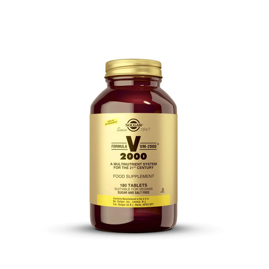 Solgar Formula VM-2000 (Multinutrient System), 180 Tablets - Premium Quality Multiple - Contains Zinc - Supports A Healthy Immune System - Vegan, Dairy Free, Kosher - 90 Servings SolgarAU supplements