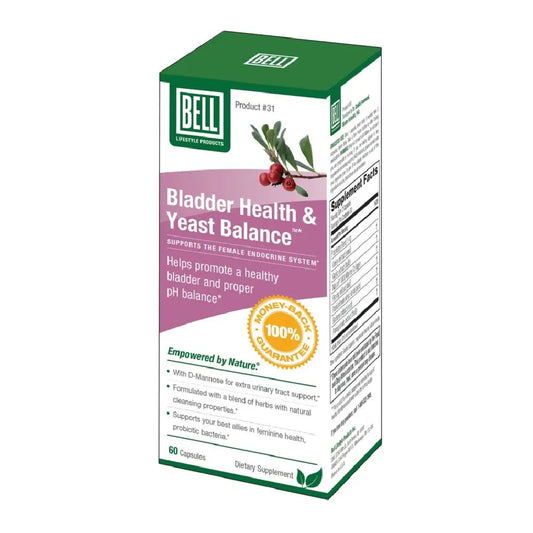 Bell Lifestyle Products Bladder Health & Yeast Balance | 60 Capsules BellAU supplements