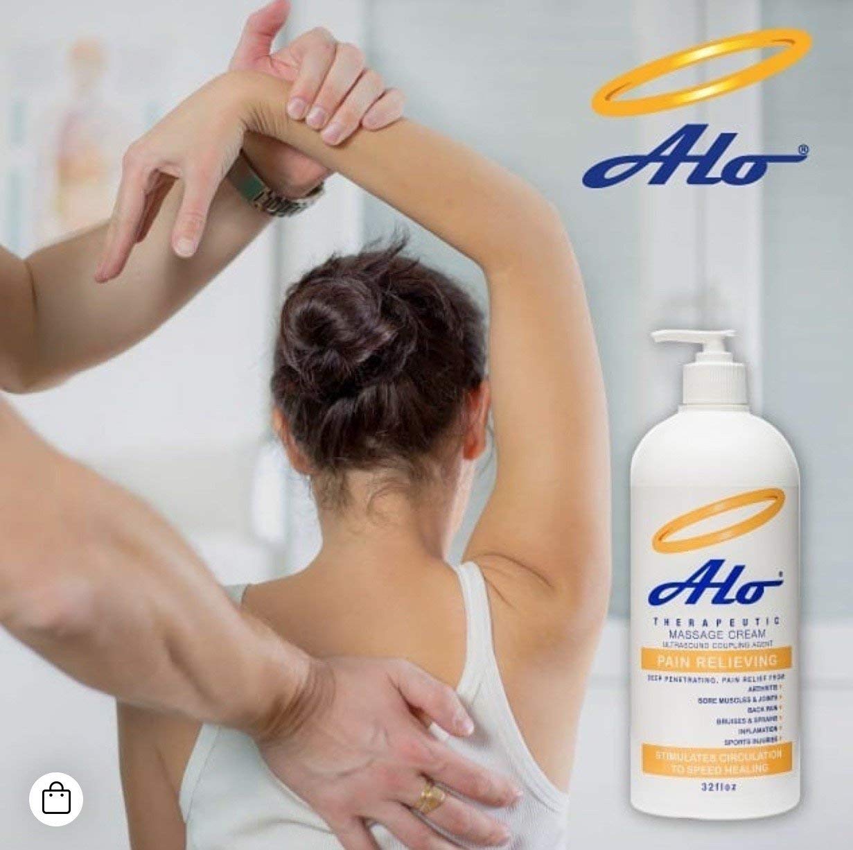 ALO Pain Relief Cream Therapy(32 oz with Pump) for Arthritis, Back Pain, Sciatica, Plantar Fasciitis, Tennis Elbow, Sore Muscles & Joints Inflammation - Working Out Aches, Acute Pain and Chronic Pain ALO Pain Relief Cream Au supplements